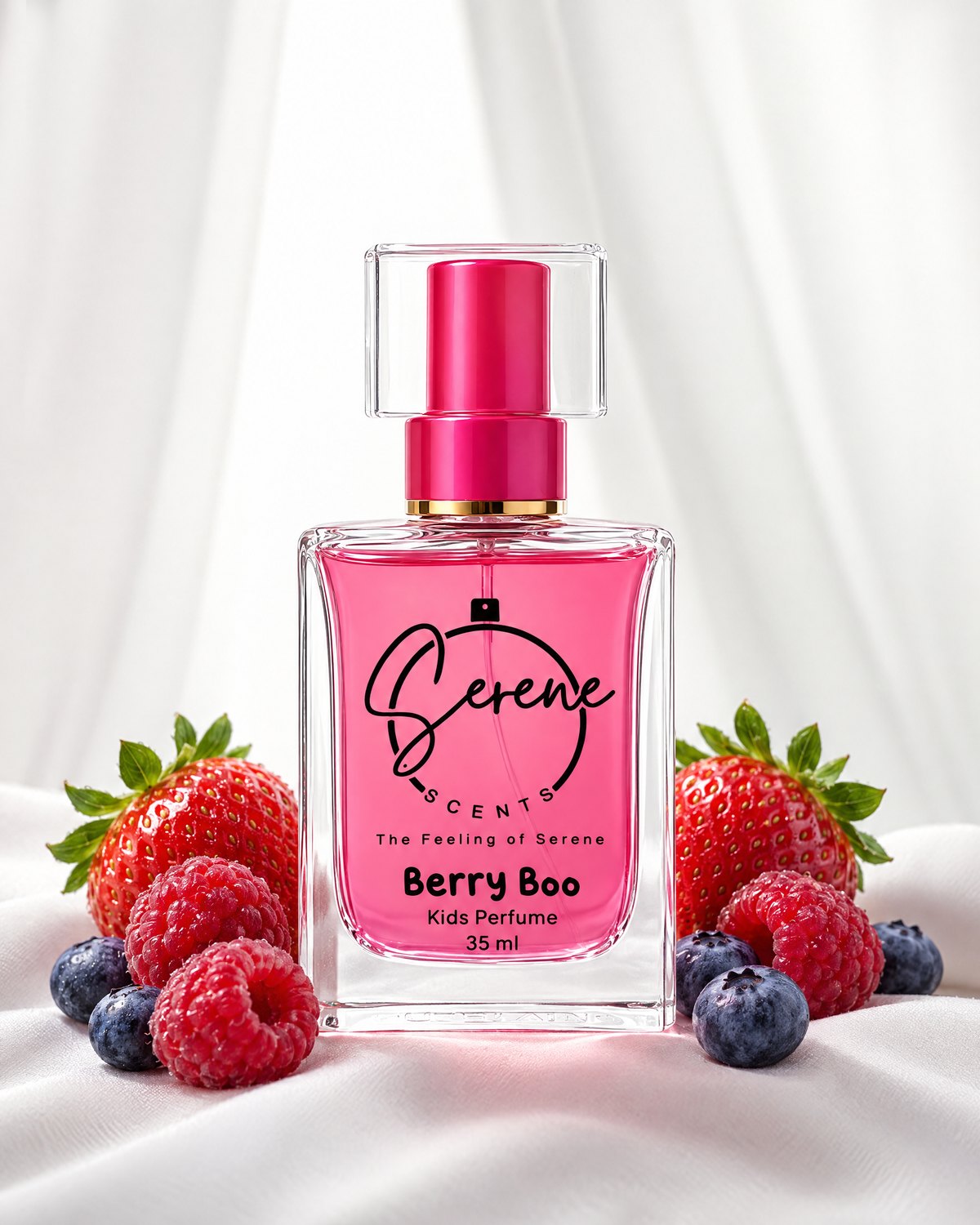 Berry Boo Kids Perfume 35ml by Serené Scents with fresh berries